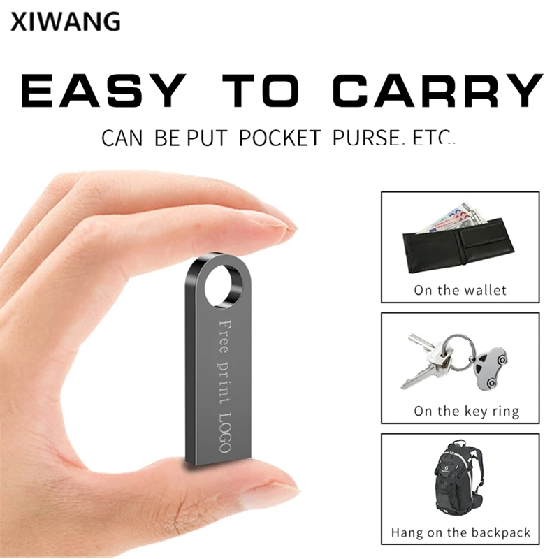 

Memory Usb 2.0 Metal Usb Flash Drive 128gb Usb Memory Stick Waterproof Pen Drive 64GB 32GB 16GB 8GB Pendrive Wholesale Free Logo