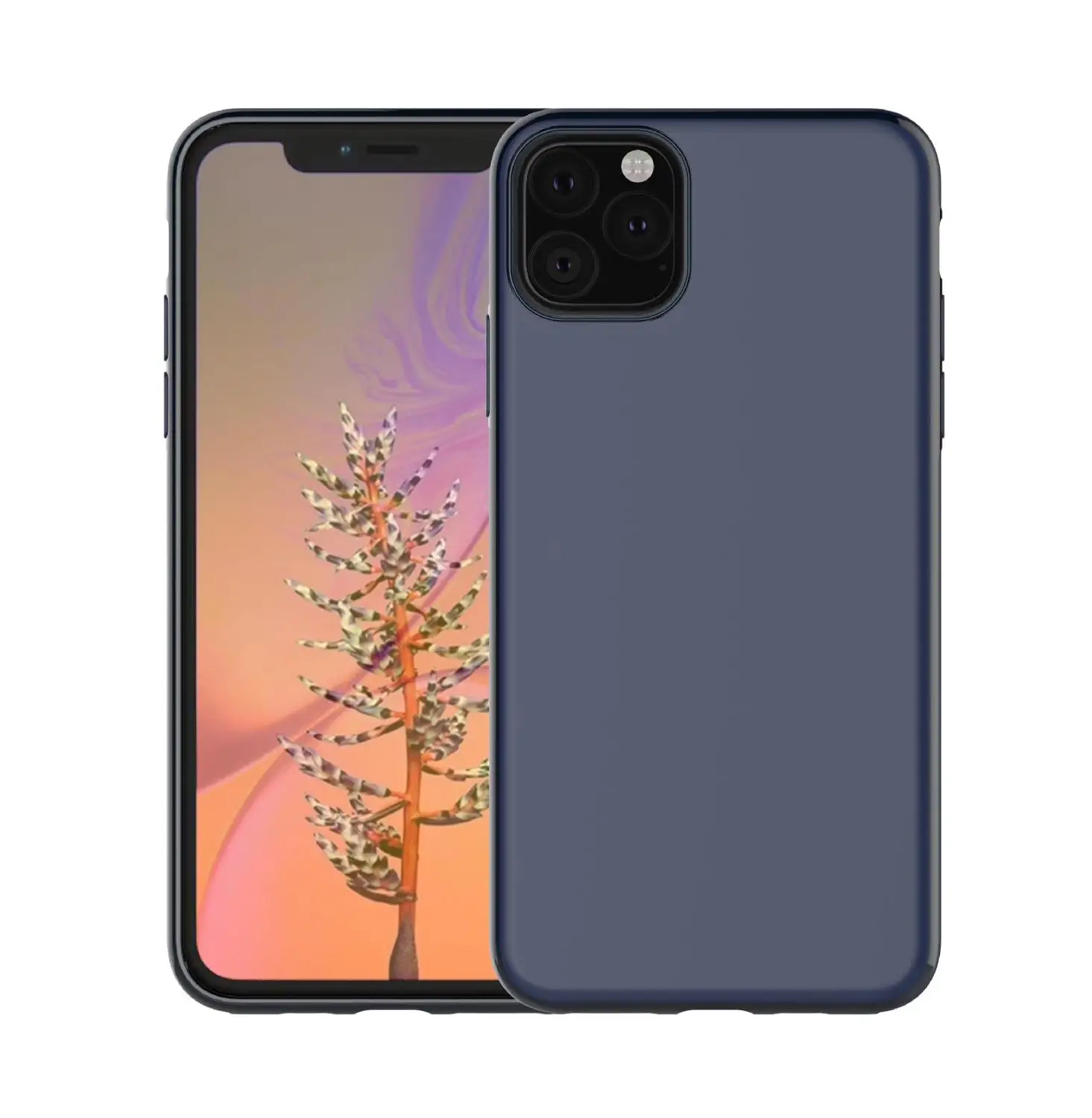 10 шт./лот, магнитный чехол для iphone 11 Pro Max с металлической пластиной, чехол для iphone XS Max XR XS 8 7, автомобильный магнитный держатель, поддерживающая крышка - Цвет: Blue