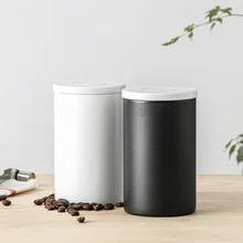 CAFEDE KONA Герметичные банки 0.4L нержавеющая сталь кофе в зернах герметичная банка с однонаправленным вентиляционным отверстием магазин чай гайки кухонный инструмент для хранения