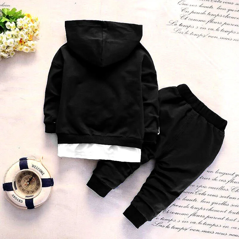 Peças de Cabolsa e Calça Roupas para Crianças e Bebês Meninas e Meninos Casuais para Crianças Esportivos de Outono e Primavera Conjunto com 2 Infantil Vestes Agasalhos 2020 20 Mamãe e Bebê