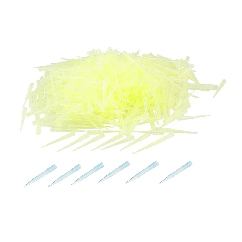 1500 Pcs Lab Liquid Pipette Pipettor Tips& Laboratory 1000pcs Clear Yellow 200UL& 500pcs Blue Transparent 1000UL 1Ml