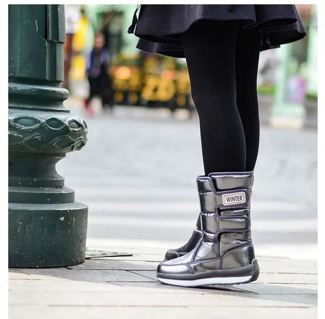 Classic Women Winter Boots Mid-Calf Snow Boots Female Warm Fur Plush Insole High Quality Botas Mujer Size 36-40 n544 tanie i dobre opinie NoEnName_Null NYLON Fits true to size take your normal size Round Toe Slip-On Solid Flat with Microfiber Rubber Platform Classic Women Winter Boots Mid-Calf Snow Boots Female Warm Fur Plush Insole High Quality Botas Mujer Size 36-40 n544 tanie i dobre opinie NoEnName_Null NYLON Fits true to size take your normal size Round Toe Slip-On Solid Flat with Microfiber Rubber Platform