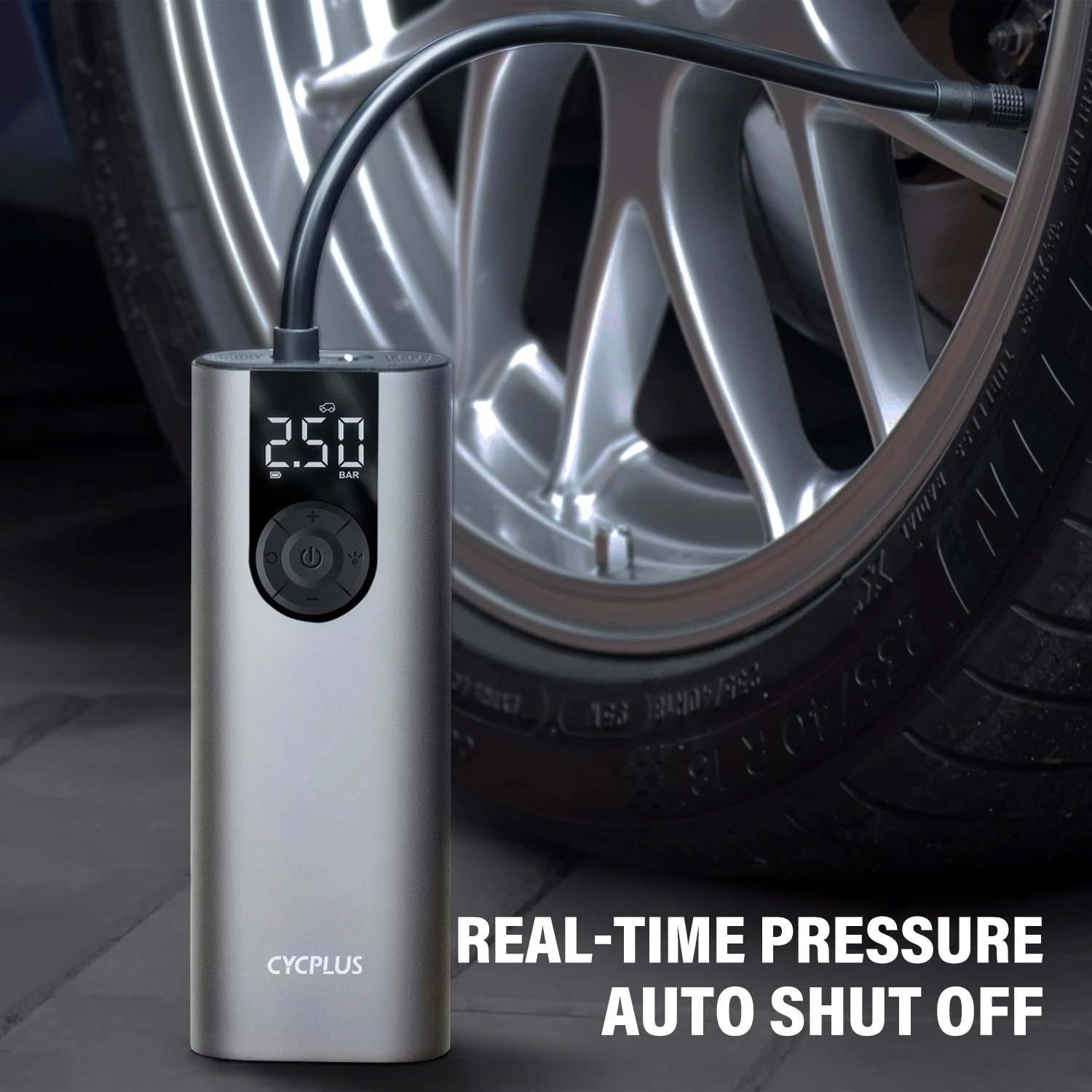 CYCPLUS compresor de para bicicleta eléctrica, de inflado para coche, accesorios de alta presión para de montaña, Bola de neumático de motocicleta|Bombas de bicicleta| - AliExpress