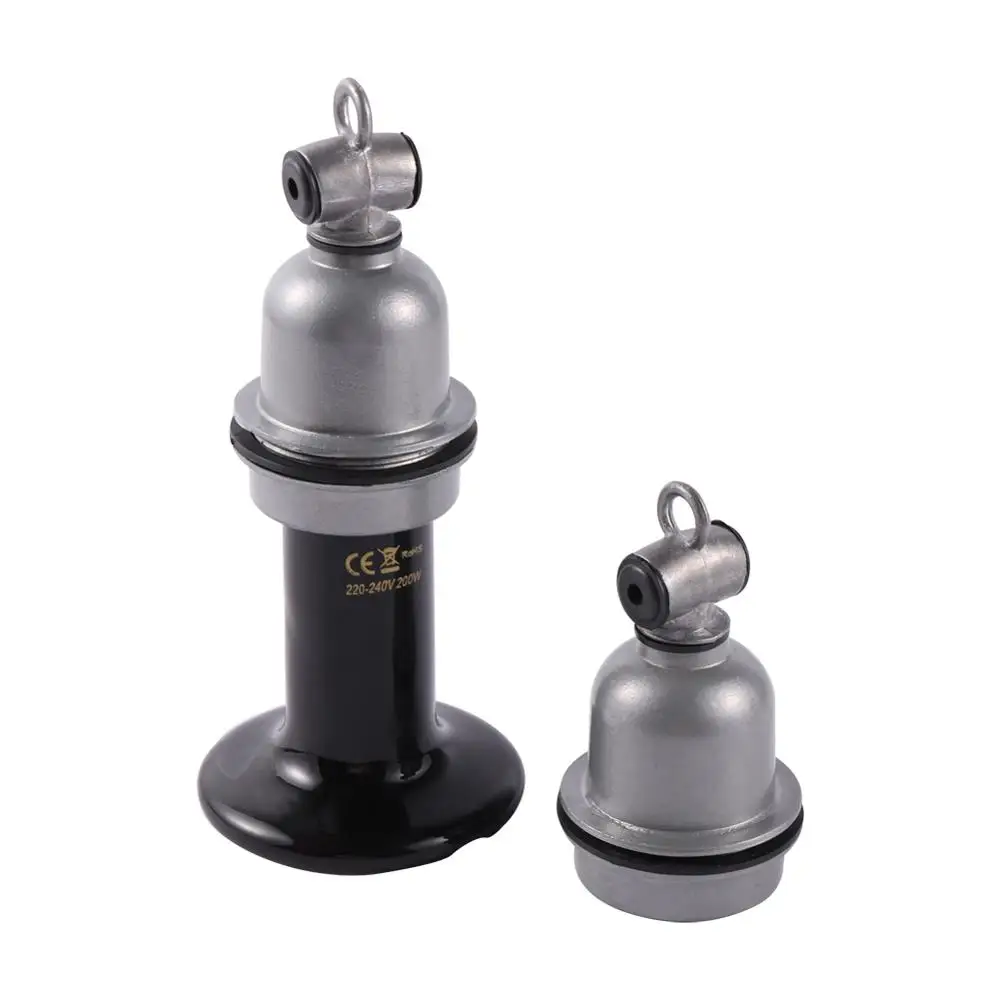 E27 Turtle Aquarium Reptile Lamp Holder Ceramic Insulation Piglet Brooder Bird Heating Bulb Culture Spiral Light Socket 1 Pc reptile heating lamp reptile light bulb reptile lamp bulb heating lamp bulb