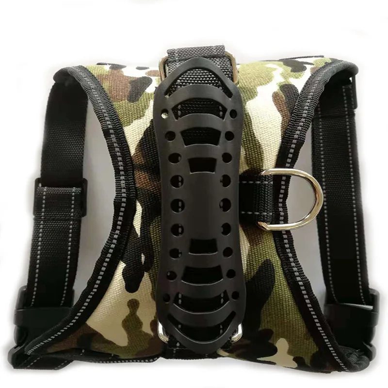 Army green Сверхпрочная шлейка для собаки домашнего животного жилет светоотражающий воротник регулируемый мягкий Экстра большой средний маленький ошейник аксессуары - Цвет: Army green