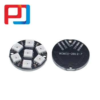 

10PCS X RGB LED Ring 7 Bits LEDs WS2812 5050 RGB LED Ring Lamp Light with Integrated Drivers