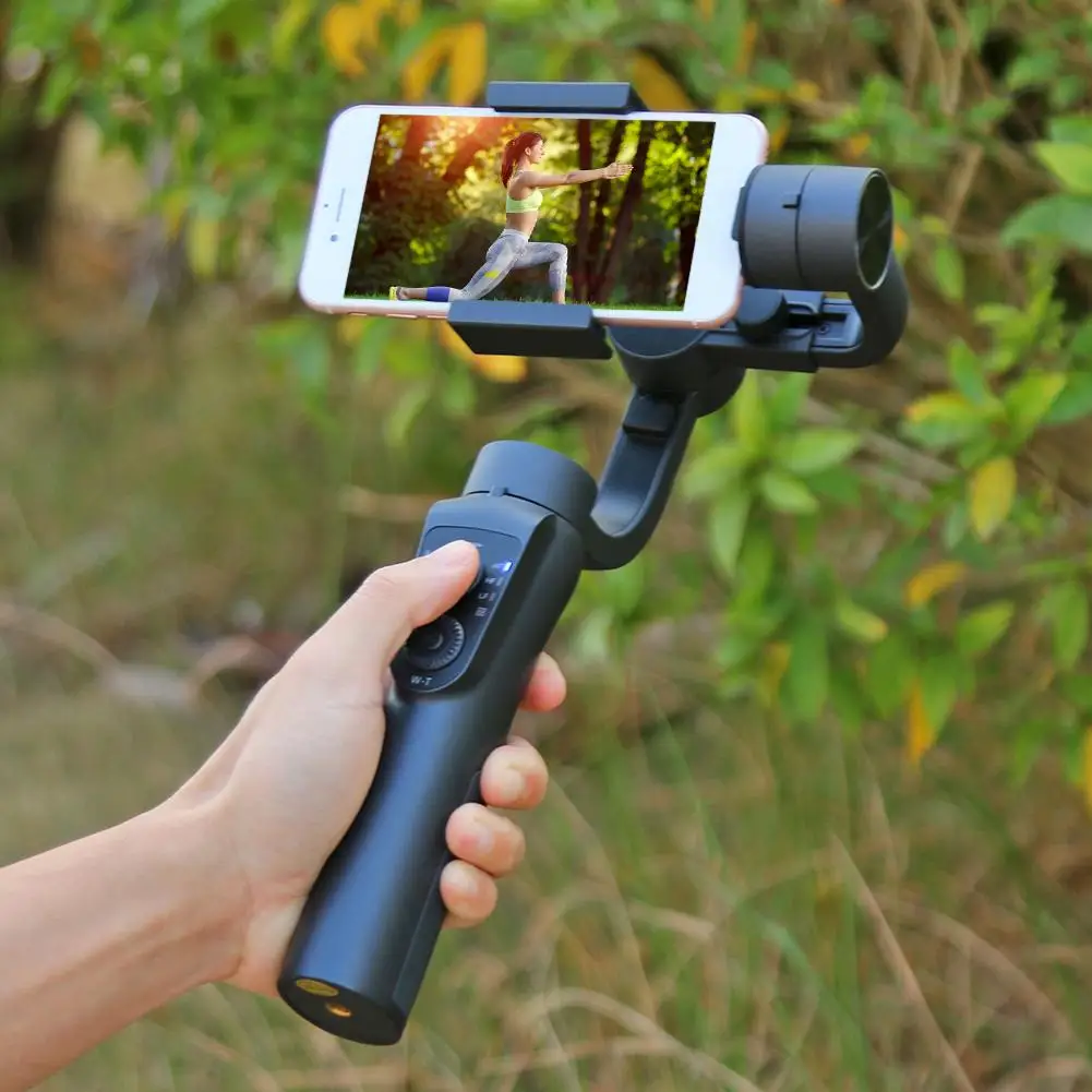

Hot Sale Handheld Skillful Manufacture S5B 3 Axis Handheld Smartphone Gimbal Stabilizer w/Face Tracking for Action Cam
