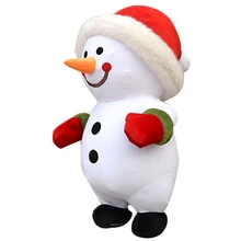 2,6 м Хэллоуин Рождество Снеговик надувной костюм талисмана костюмы для взрослых вечерние костюмы для игр карнавальные рекламные платья