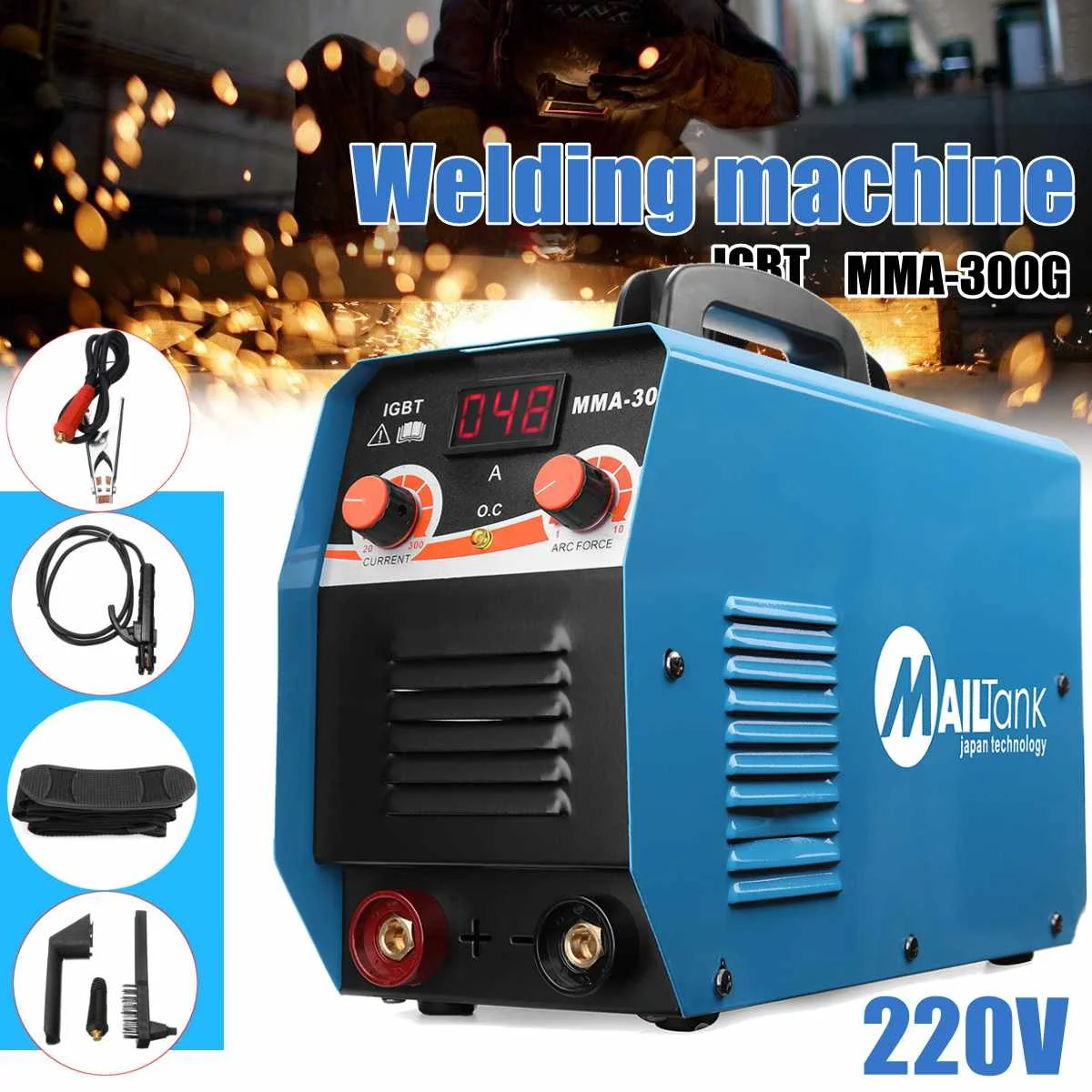 

FORGELO 220V Arc Welders Welding Machine Inverter DC Electric Welder for Welding Work for Soldering Work Welding Equipment
