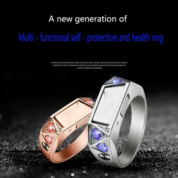 

2020 new wolf-proof ring self-defense jewelry titanium steel hidden weapon hand stab fashion creative gifts birthday gift toys