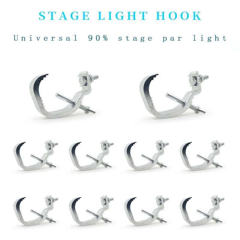 30-55Mm Stage Light Hook Lega Di Alluminio Professional Stage Equipment Dj Club Light Suspension Led Stage Truss Led Par Hook
