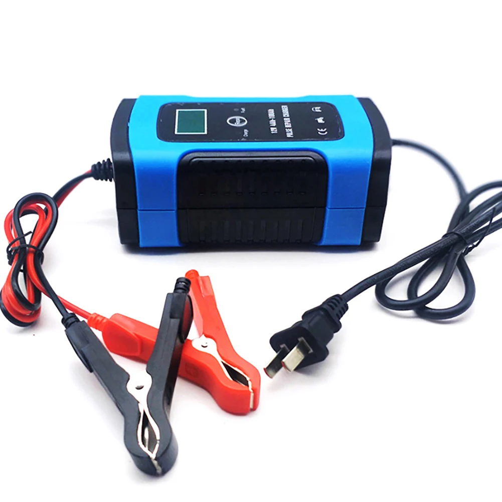 12V 6A Pulse Repair Charger with LCD Display Motorcycle & Car Battery Wet Dry Lead Acid Battery-chargers | Электроника