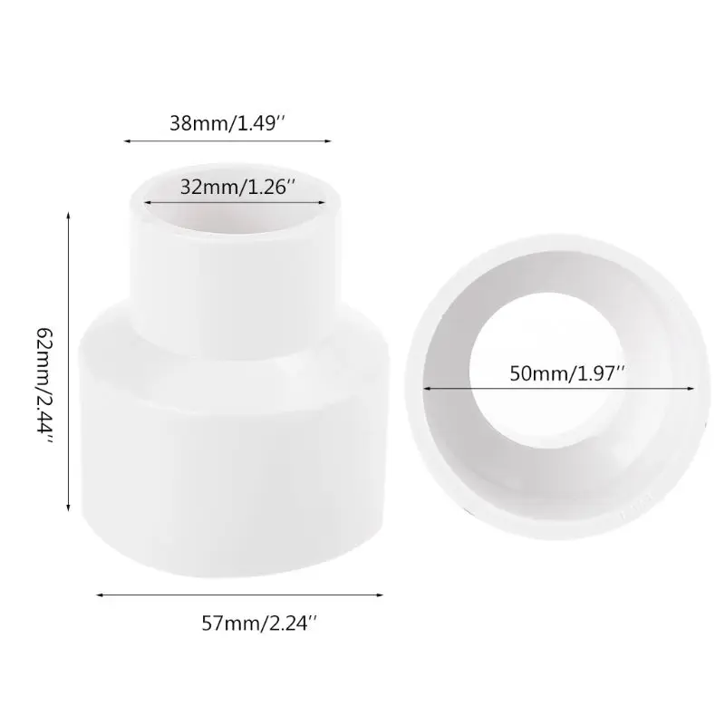

PVC Woodworking Reducer Adaptor For Vacuum Cleaner for c.clone Dust Collector
