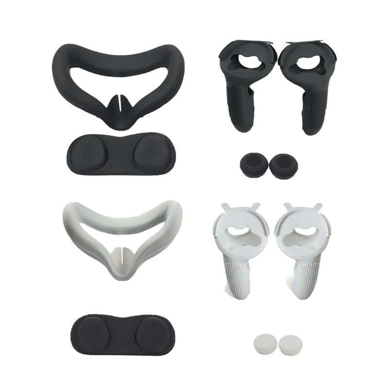 Vr accessorie conjunto capa protetora para oculus quest 2 controlador de toque vr com alça de junta aperto para oculus ques