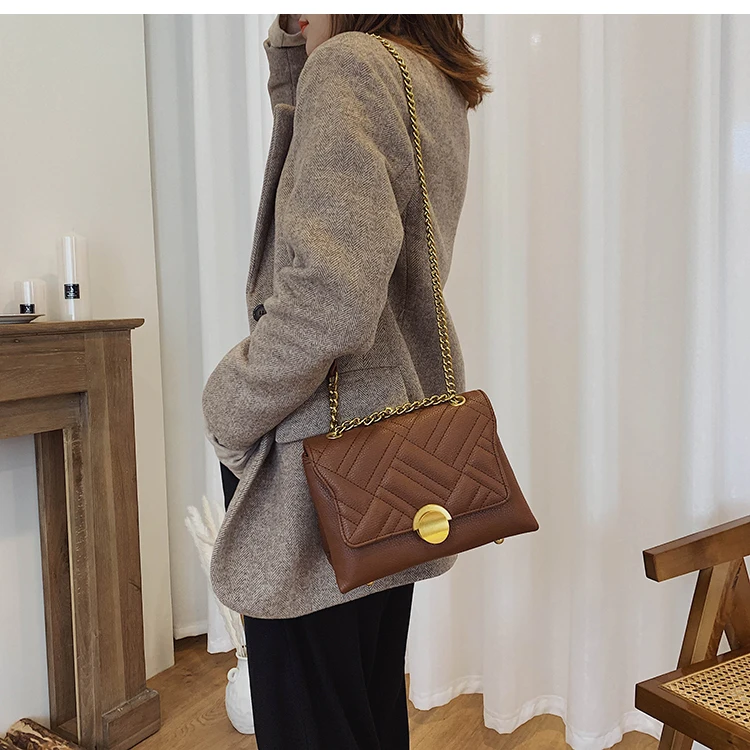 iVog New Arrival Everyday Ladies Small Chain Messenger Shoulder Handbag gg Fashion Hand Bags for Women