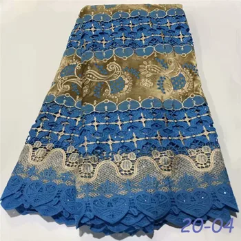 

Velvet cord lace fabric guipure lace fabric african lace fabric with stone 5yards embroidered nigerian lace fabrics 03