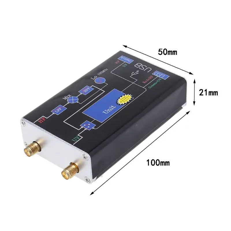 1 комплект 100 кГц-1,7 ГГц VHF UHF Полный диапазон RTL. SDR+ преобразователь SDR USB тюнер приемник LX9A