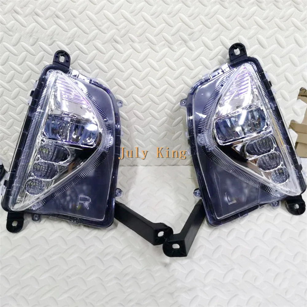 Июля King светодиодный Габаритные огни DRL + противотуманных фар желтые поворотники