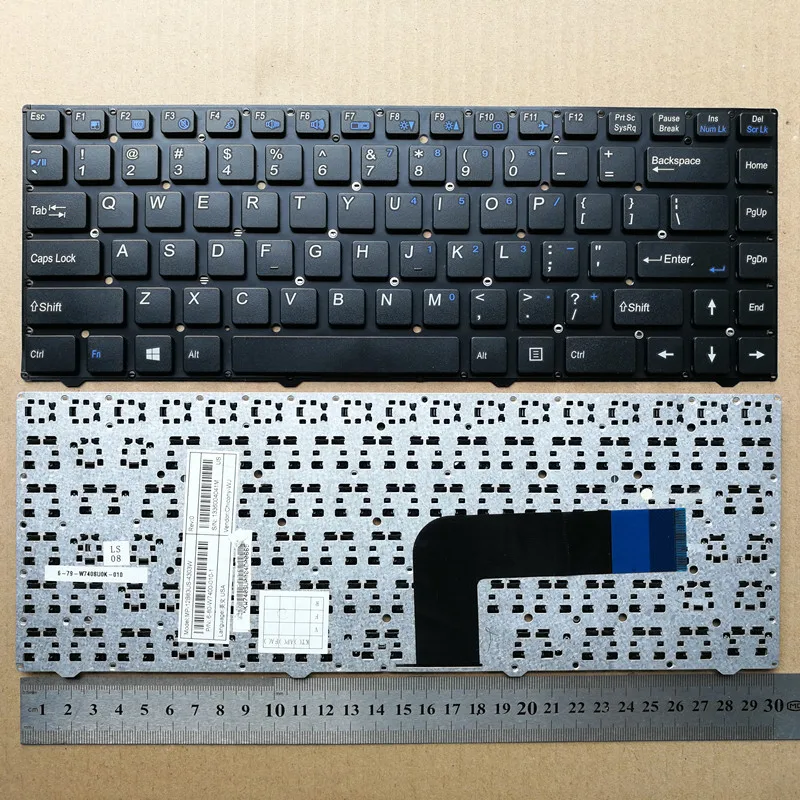 Новая английская клавиатура для ноутбука Clevo W540 W740SU W840 X411 MP12B83U4430|laptop keyboard|keyboard for