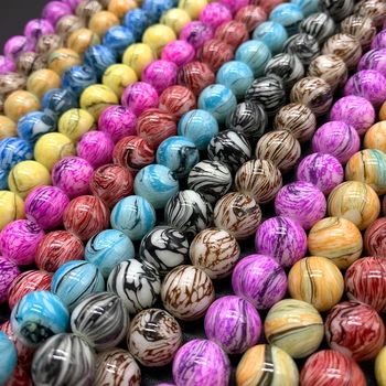 

50/30/20pcs/lot 6/8/10mm New Hot Glass Beads Fits for Handmade DIY Necklace Bracelet Jewelry Making Wholesale