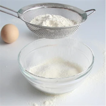 

Stainless Steel Flour Sieve Silver 3pcs Set Of Dense Mesh Screen Pointed Ear Oil Filter Kitchen Baking Tools
