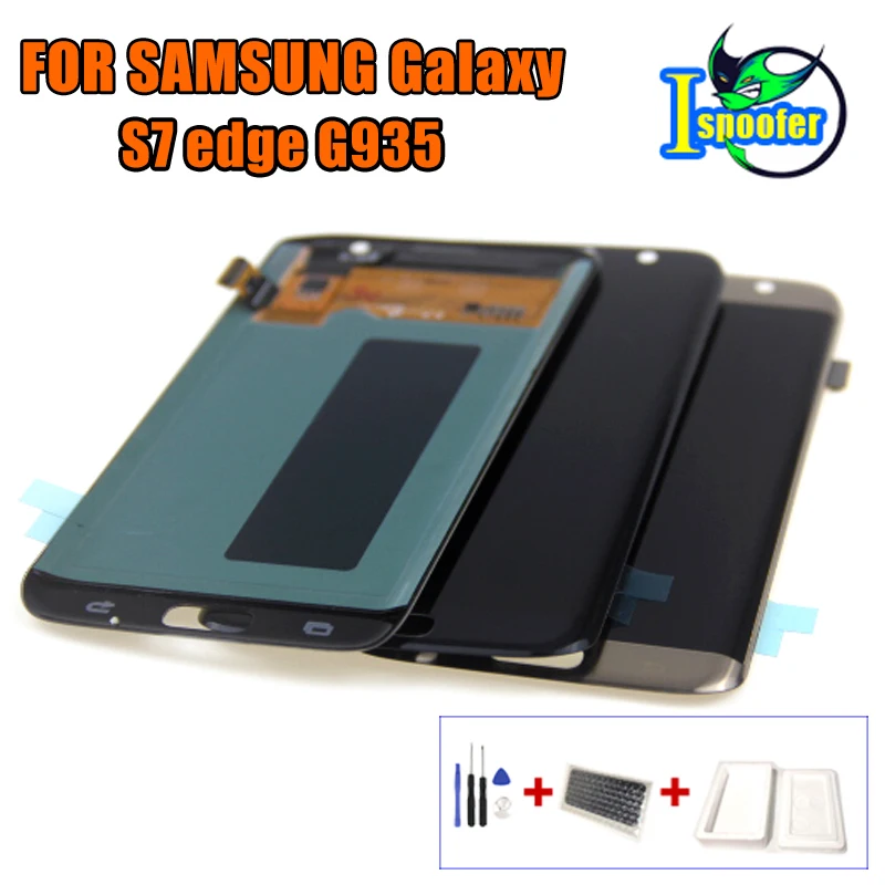 ЖК-дисплей с дигитайзером сенсорного экрана для Samsung Galaxy s7 edge G935 G935F S7 Edge |