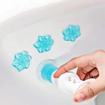 

1PC Toilet Deodorant Freshener Cleaner Gel Detergent Multifunctional Bathroom Aromatic Cleanliness Flower Toilet U3J7