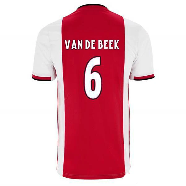 AJAXes домашние футбольные Майки#21 DE JONG футболка ajaxES 19 20#10 TADIC#4 DE LIGT мужские Футболки размер S-4XL футбольные футболки - Цвет: shirt