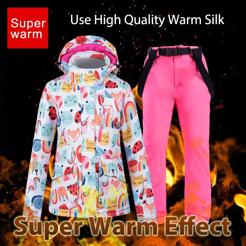Женская водонепроницаемая лыжная куртка, цветная куртка для сноуборда и комбинезон, корейский стиль, женский ветрозащитный лыжный костюм для спорта на открытом воздухе