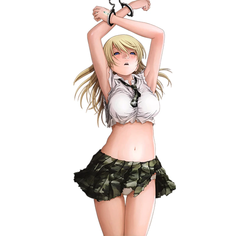 3d Car Styling Sexy Beauty Anime Btooom Himiko Cute Girl Decal Rear 13cm X 5 6cm Car Stickers Aliexpress