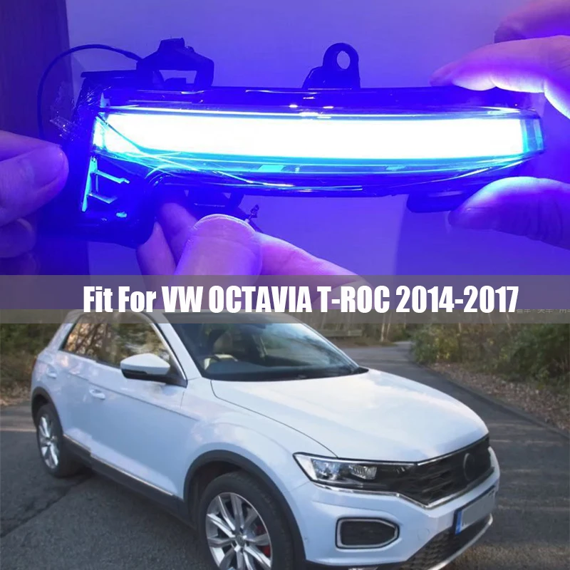 Для VW SKODA OCTAVIA T-ROC динамический мигалка светодиодный поворотник светильник для