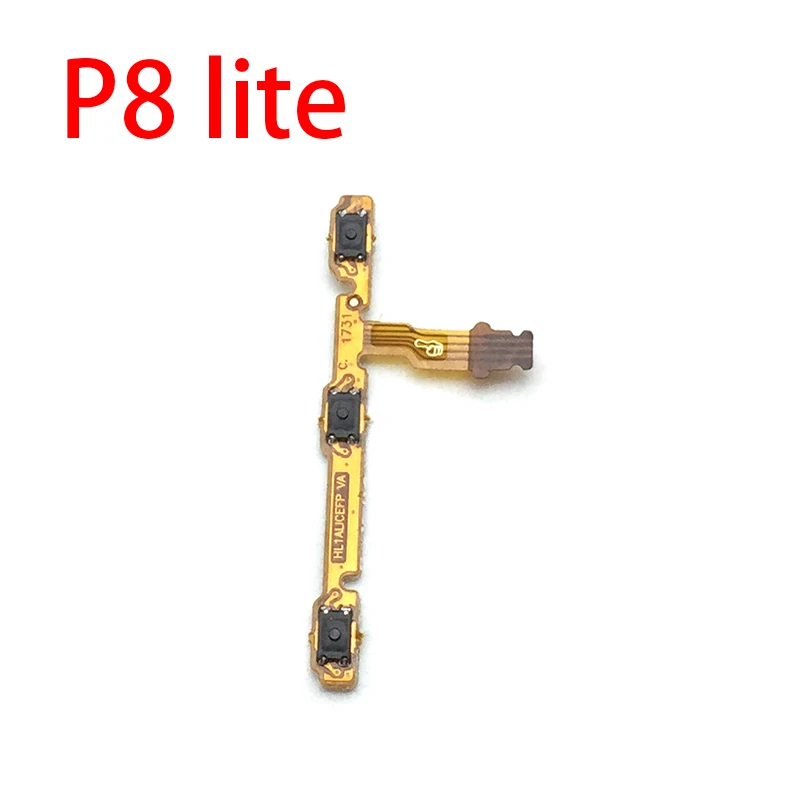 Новое включение/выключение питания, громкость ключ для боковой кнопки гибкий кабель для huawei P8 P9 P10 Plus P20 Lite P30 Pro запасные части - Цвет: P8 Lite