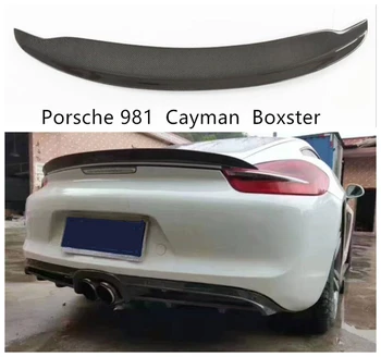 

For Porsche 981 Cayman Boxster 2013 2014 2015 2016 High Quality Carbon Fiber Spoiler Wing Lip Spoilers