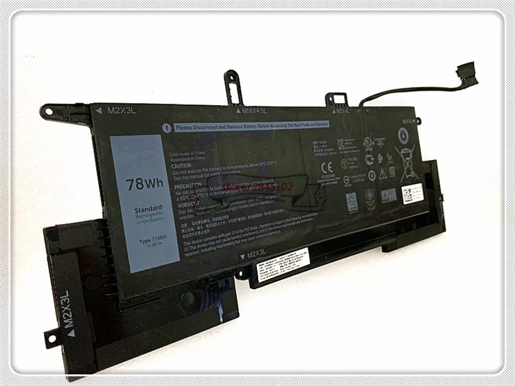 GYIYGY 7146W 11,4 V 78Wh ноутбук Батарея для DELL Тип E7270 E7260 серии Тетрадь 0C76H7 08W3YY 2K0CK