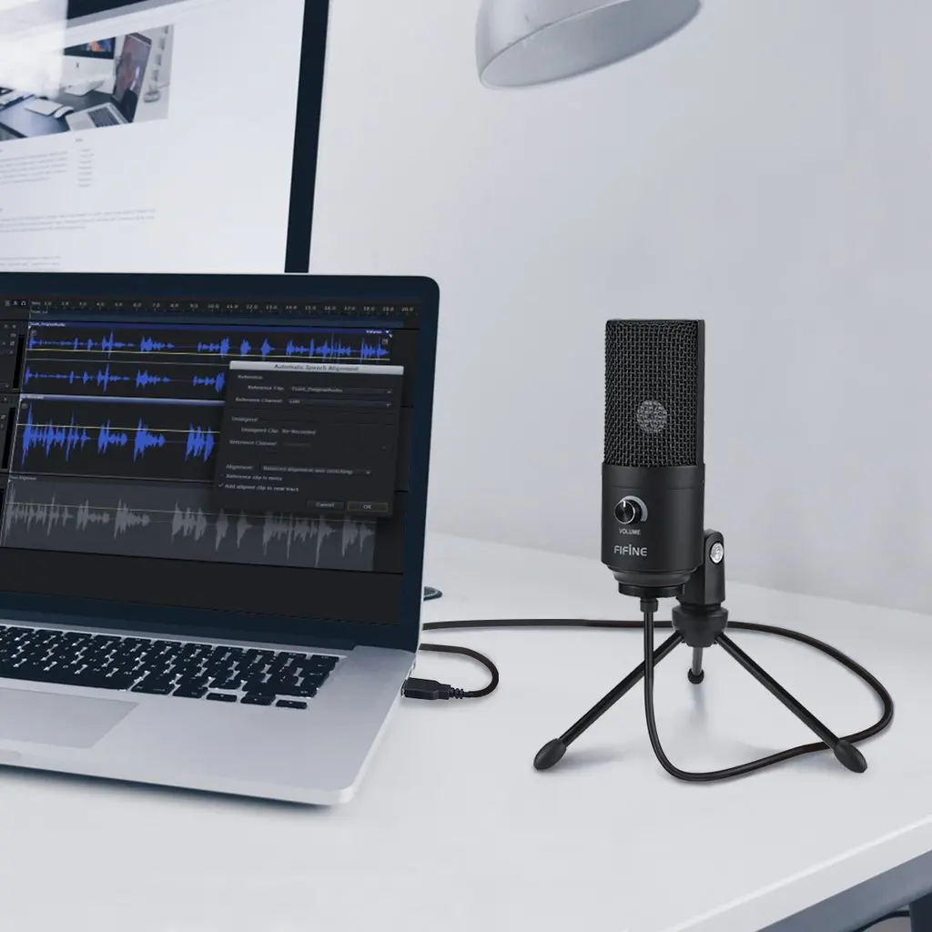 Fifine kov USB kondenzátorový nahrávka mikrofon pro notebook  okna cardioid ateliér nahrávka vocales  hlas nad, video-k669