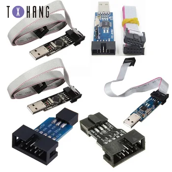 

USBASP+10PIN TO 6PIN ADAPTER New USBASP USBISP AVR Programmer USB ATMEGA8 ATMEGA128 diy electronics