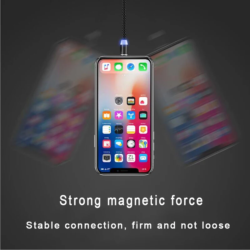 Магнитный мини USB кабель удлинитель для быстрой зарядки Iphone TYPE C Micro Android IOS линия