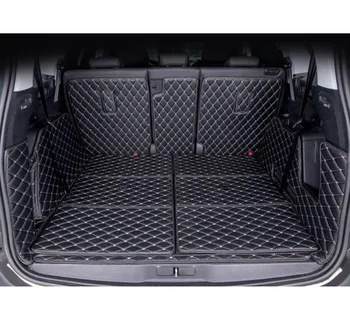 

Custom leather car trunk mat cargo liner for peugeot 5008 2019 2020 accessories 5 7 seats carpet covers