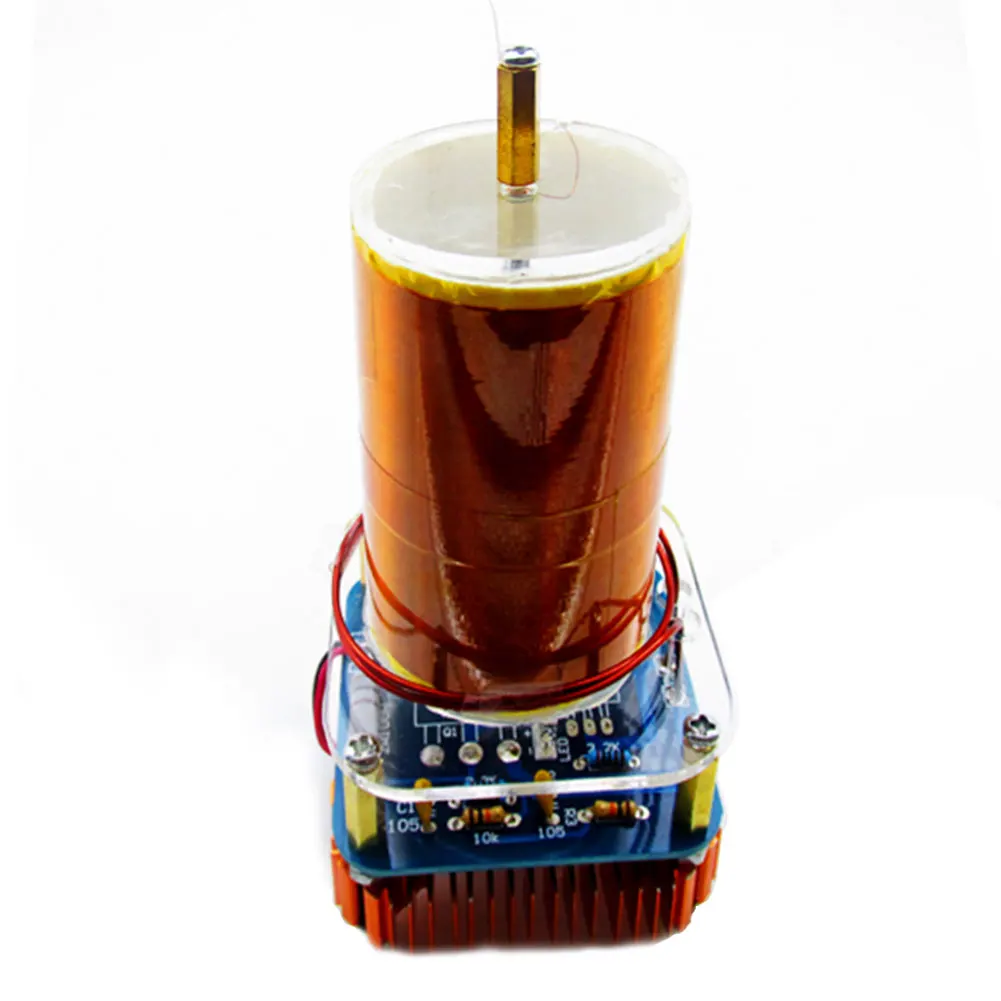 

Electronic Music Coil Set Transmission Speaker Wireless Play Assembled Finished Science Toy Model Educational Mini Plasma