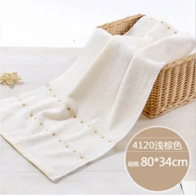 34x80cm Хлопковое плотное мужское полотенце, парная домашняя мочалка, мягкое абсорбирующее удобное полотенце для йоги, футбола, домашнее банное полотенце, платок - Цвет: 34x80cm