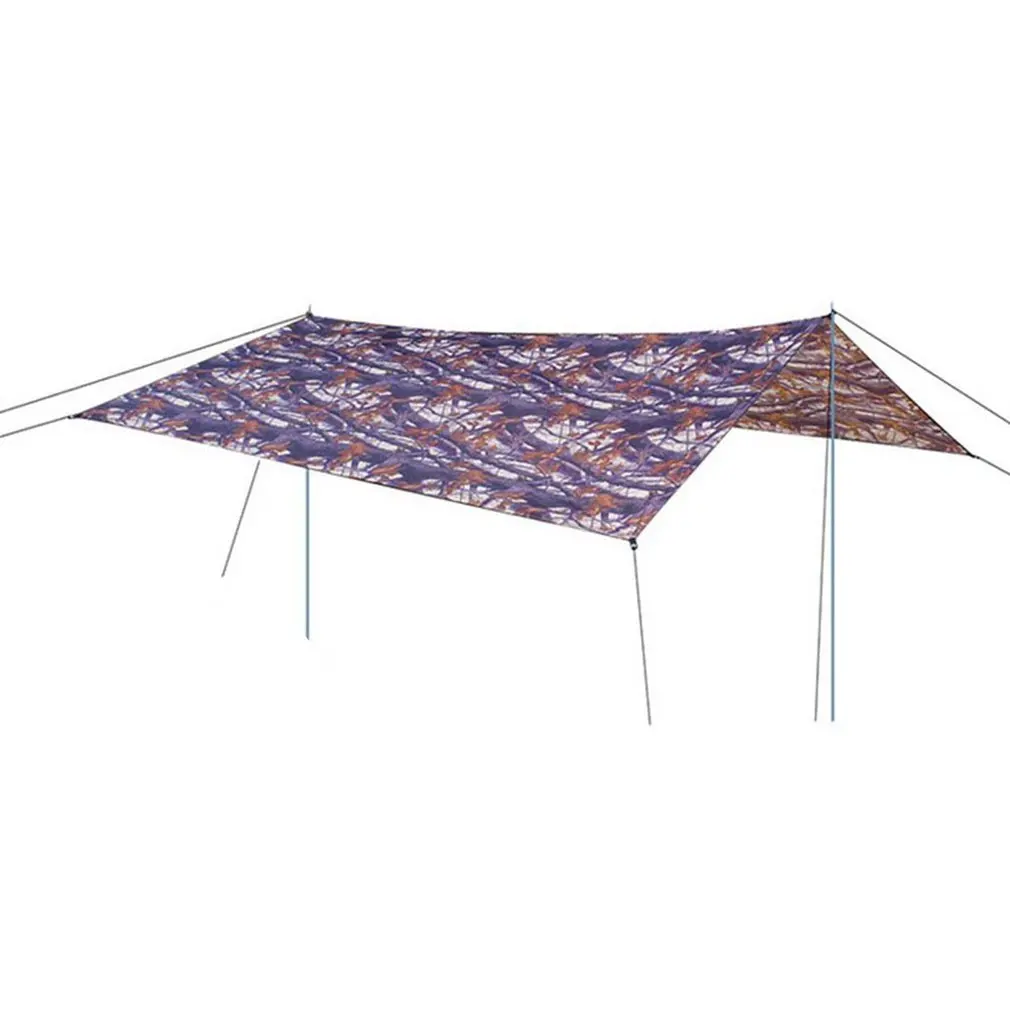 

Outdoor Camouflage Multi-Function Canopy Waterproof Sunscreen 300 Beach Cool Poleless Shade Tent Professional