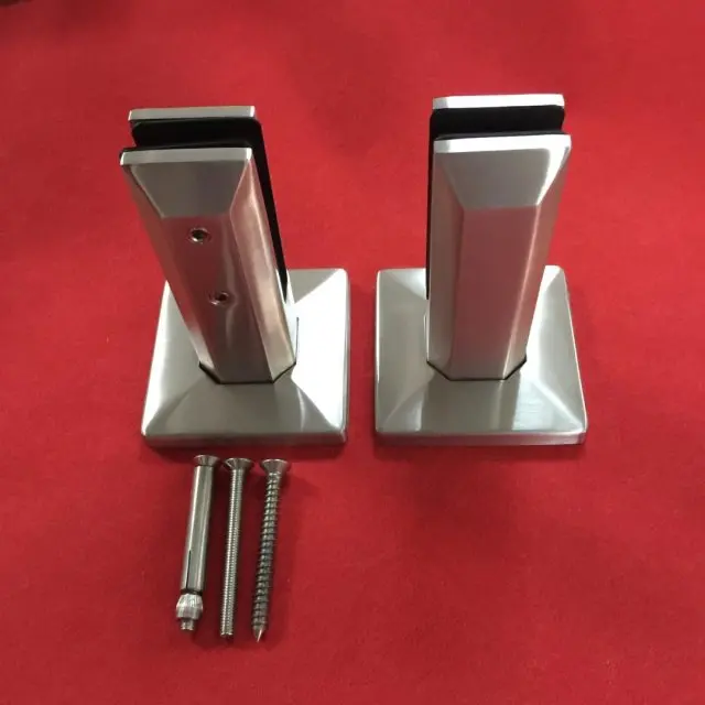 Безрамные стеклянные перила ограждение бассейна балюстрада из нержавеющей