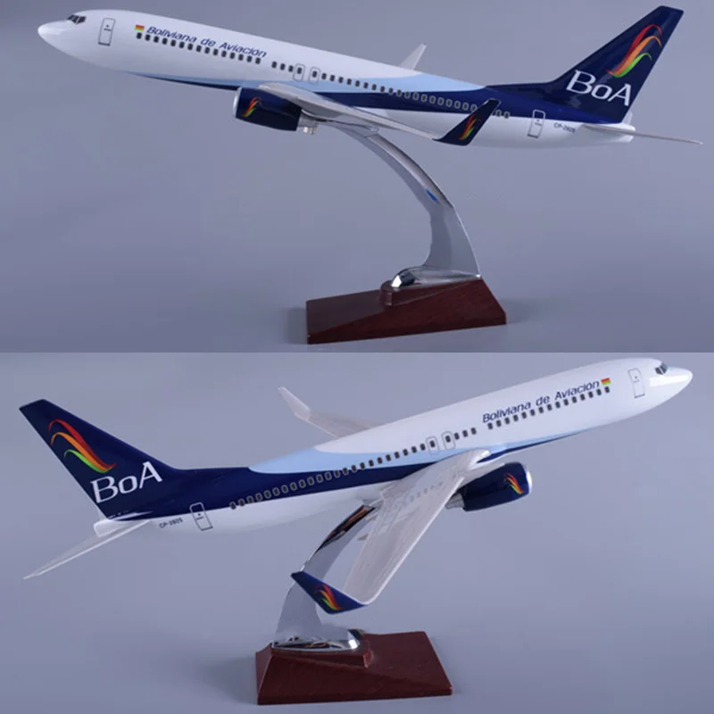 40 см масштаб 1:172 Боинг B737 BOA Боливия авиакомпании авиационная модель самолета
