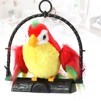 

Electric Parrot Home Decor Repeat Voice Funny Imitate Talking Prank Recording Mimics Hanging Party Birthday Gift Sound Kids Toy