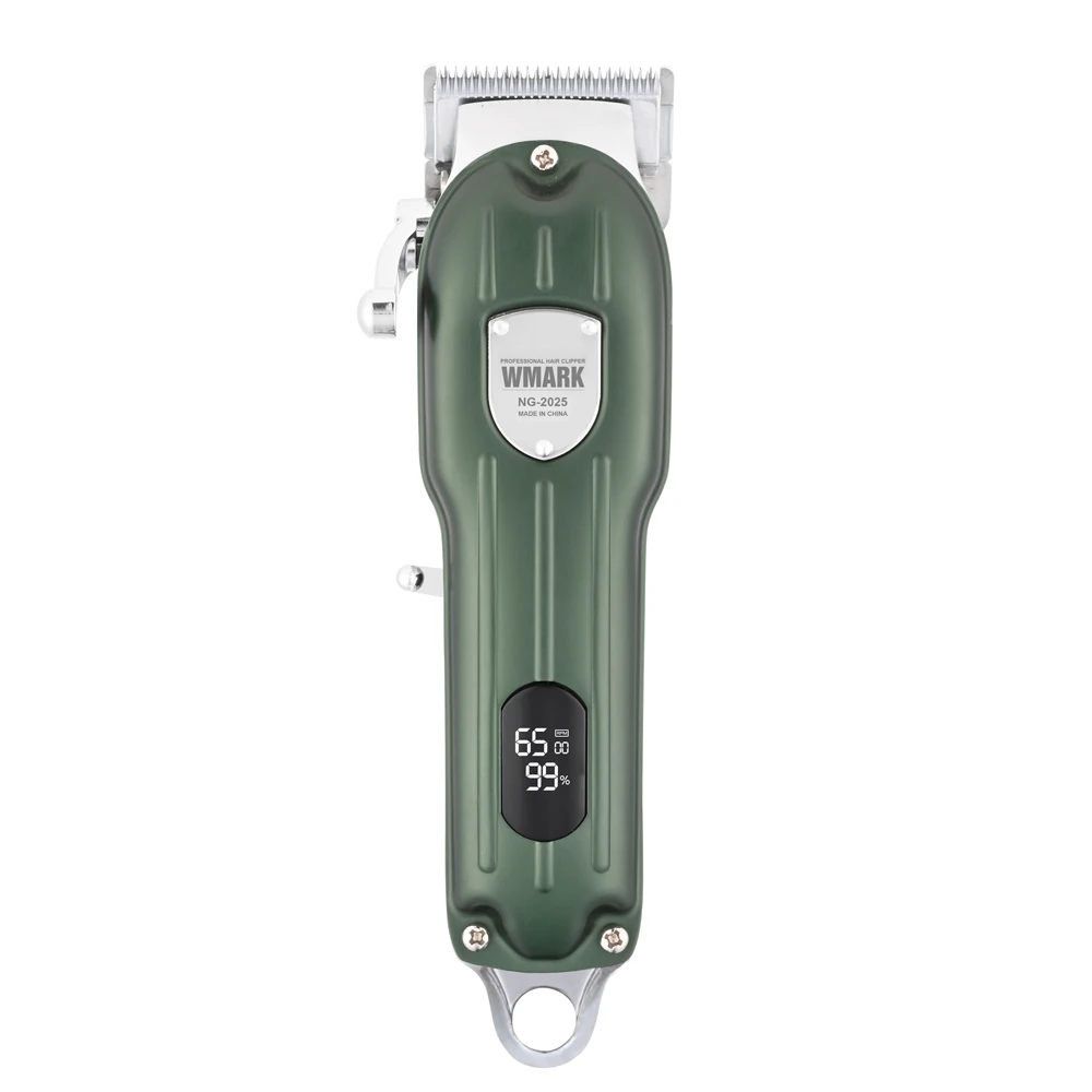 2021 New WMARK NG2025B All-Metal Corded or Cordless Use Hair Clipper With LCD Display 6500 RPM  Hair Trimmer 9CR18 Blade 2500mAh