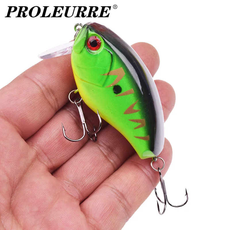 

1Pcs Crank Vib Fishing Lures 3D Eyes Hard Artificial Bait Vibration Wobblers Bass Carp Baits Minnow Crankbaits Fishing Tackle