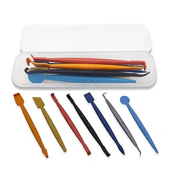 

7Pcs Edge Vinyl Car Wrap Film Stick Tuck Tools Magnet Micro Squeegee Gasket Kit E7CA