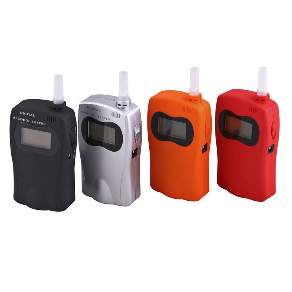 

AT6000 Digital Breath Alcohol Tester LCD Breathalyzer Analyzer With 5 Mouthpiece High Sensitivity Professional Quick Response