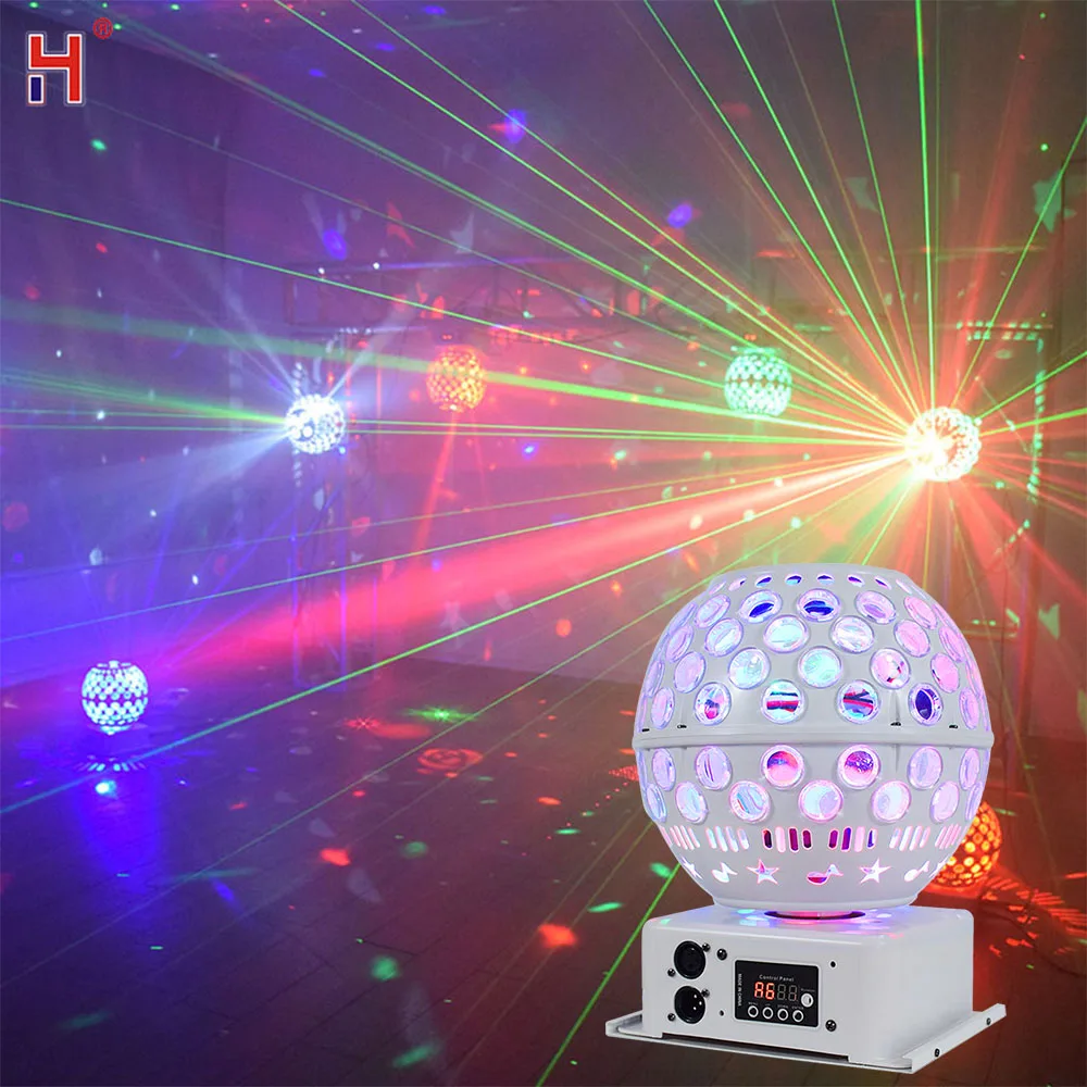 Luces Led Láser Para Fiesta De Dj, Bola Giratoria De Cristal, Activada Por  Sonido, Pista De Baile, Discoteca, Luz Mágica Estroboscópica Para Boda, Ktv  - Iluminación De Escenario - AliExpress