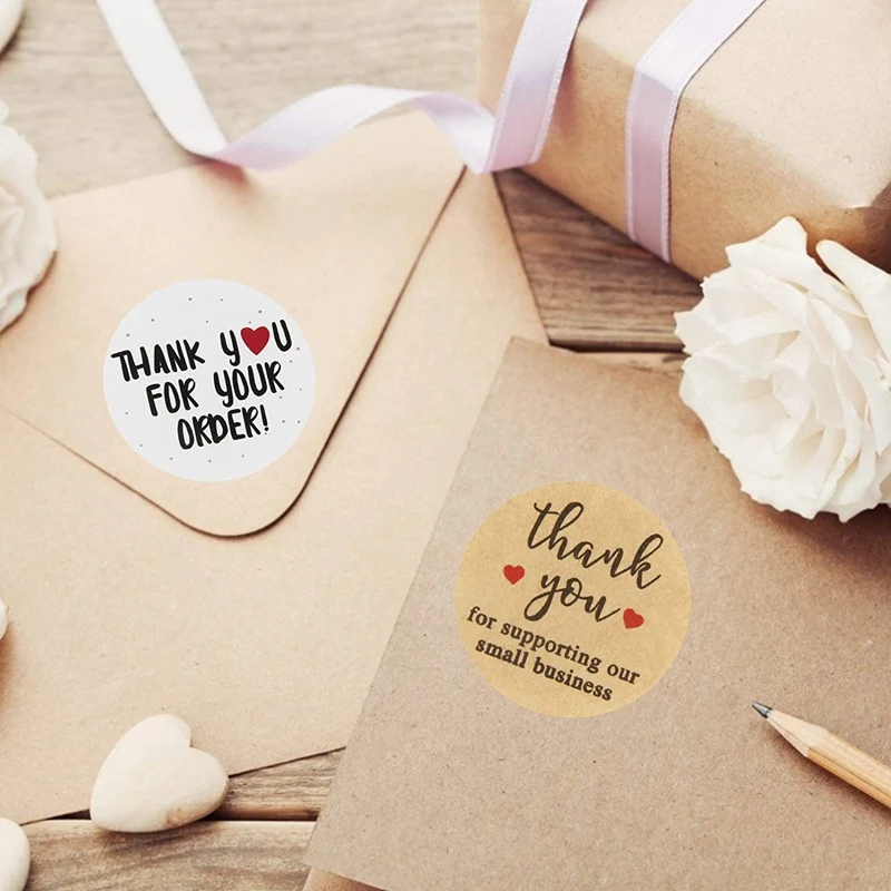 Thank You Stickers in 36 Designs, 2500 Pcs 1 Inch Thank You Stickers Labels  for Envelopes, Bubble Mailers and Gift Bags Packaging for Small Business